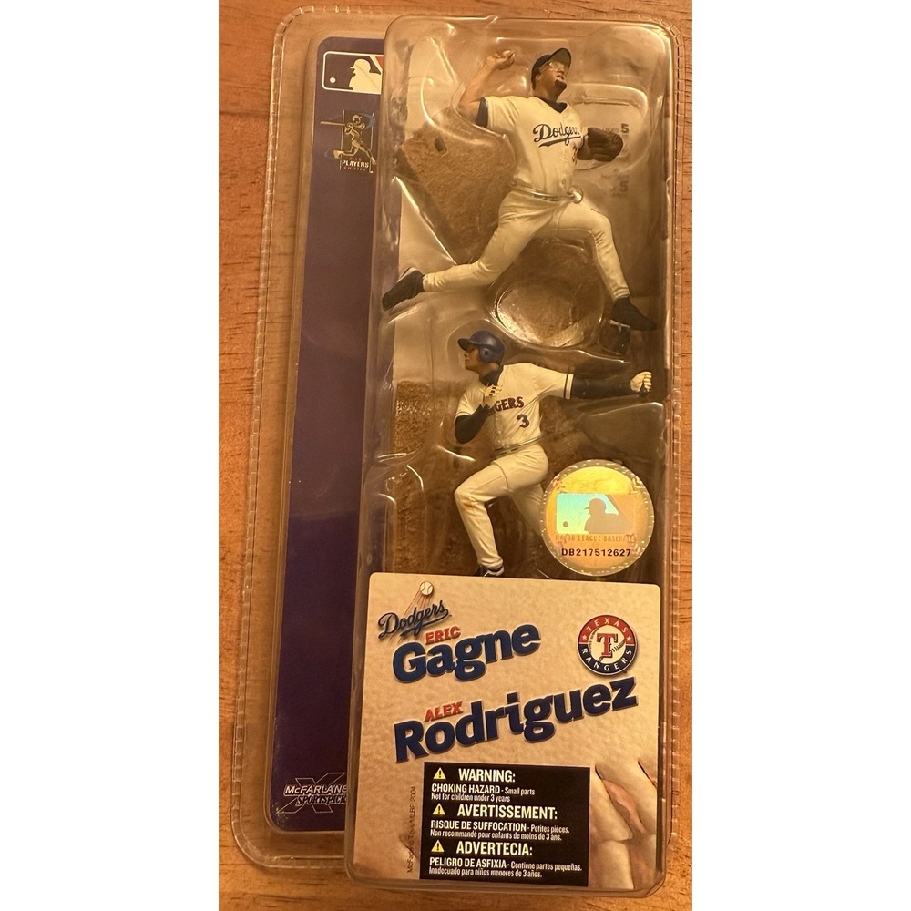 VTG McFarlane MLB 3 Inch Alex Rodriguez(Rangers) and Eric Gagne(Dodgers) 2 Pack